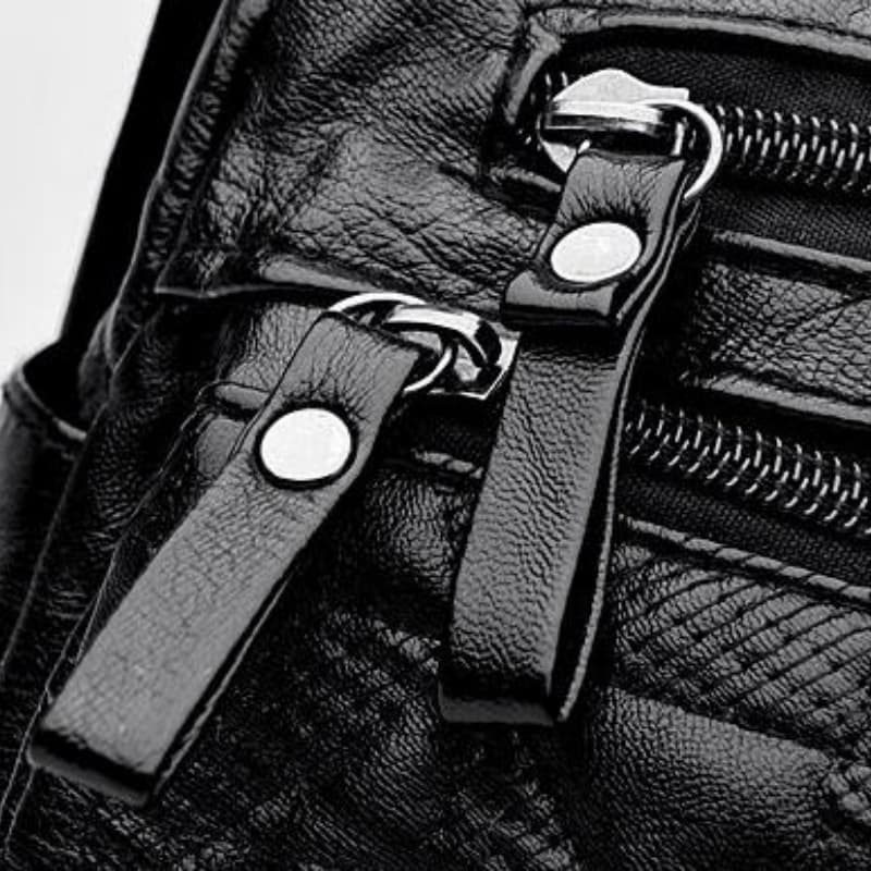 Мягкая кожа простая модная женская сумка через плечо