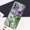 Масляная живопись Бохо Цветочный Арт Чехол Для Samsung Galaxy A05 A06 A26 A16 A56 A36 A22 A32 A52 A54 A34 A14 A55 A15 A53 A33 A35