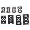 Carbon Fiber Pipe Clamp Motor Base Fixed Seat 3K Lightweight Bracket for Multirotor Quadcopter DIY Use 12mm to 30mm Tubes