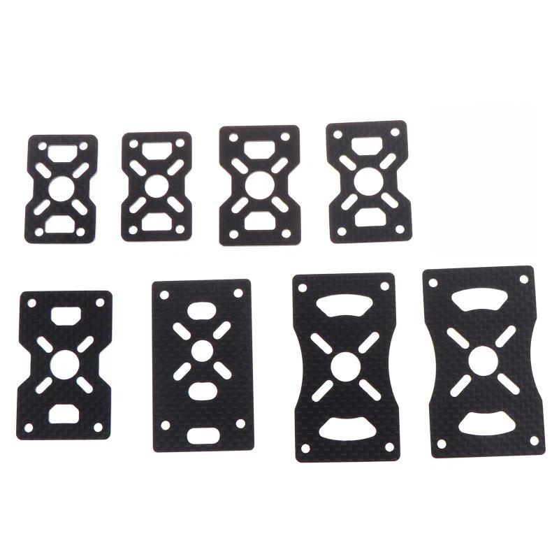 Carbon Fiber Pipe Clamp Motor Base Fixed Seat 3K Lightweight Bracket for Multirotor Quadcopter DIY Use 12mm to 30mm Tubes