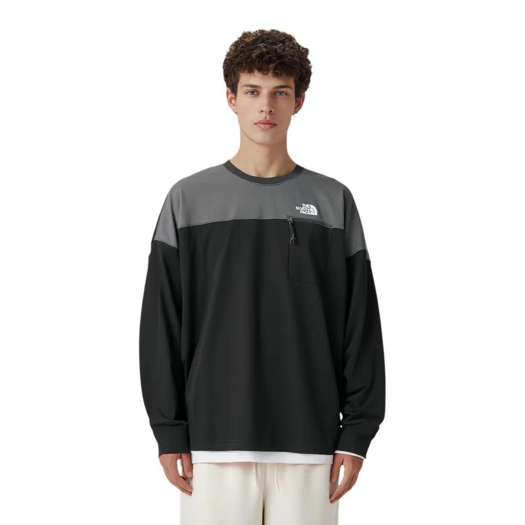 THE NORTH FACE Sweatshirts Men's Black Crew Neck Moderate Other (Unisex) Sweatshirts NF0A7WAD JK3