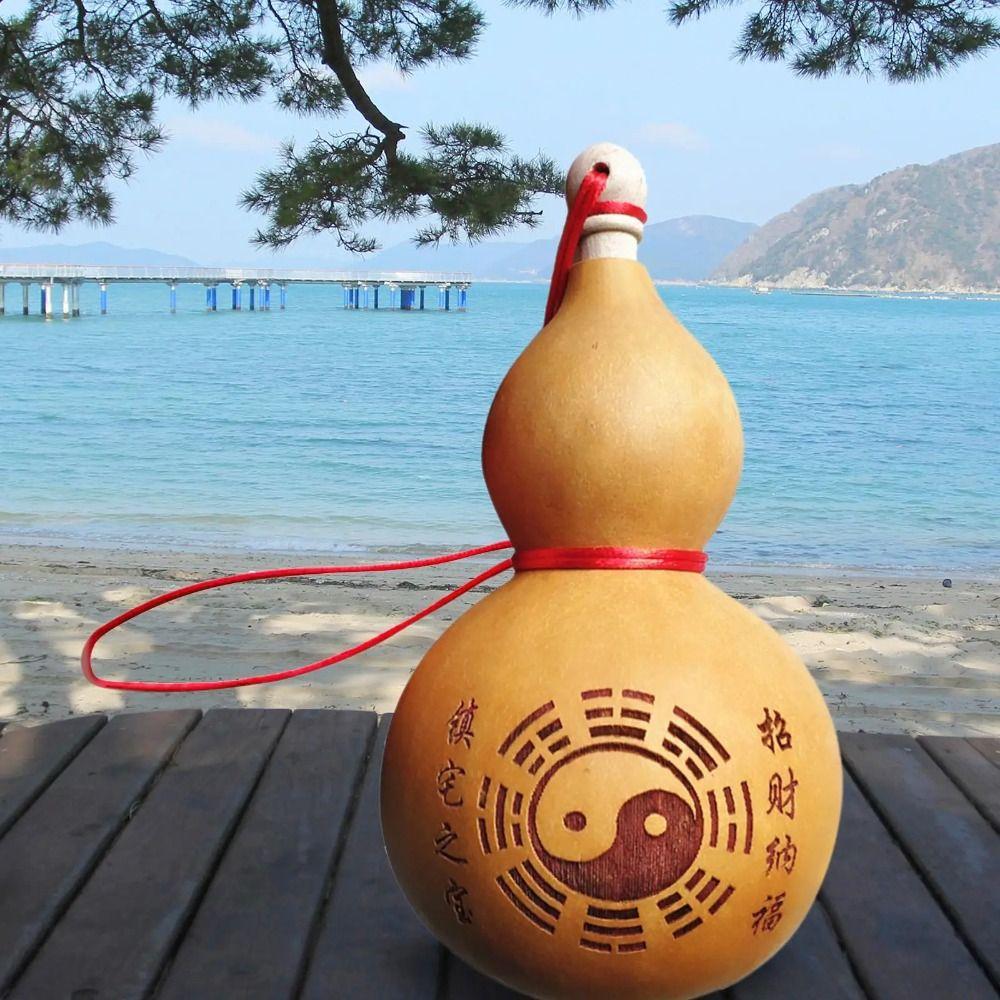 Natural Gourd Crafts Mini Photography Props Arts Collection Dry Gourd Bottle Xmas Gift
