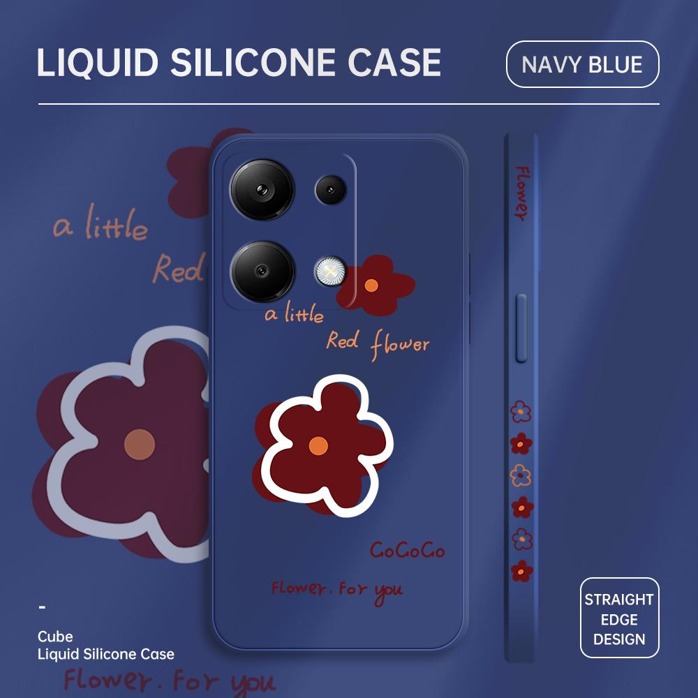 Чехол для телефона с мультяшным красочным узором, квадратный, жидкий, силикон, TPU, полное покрытие камеры, противоударный защитный чехол для Xiaomi Redmi iPhone