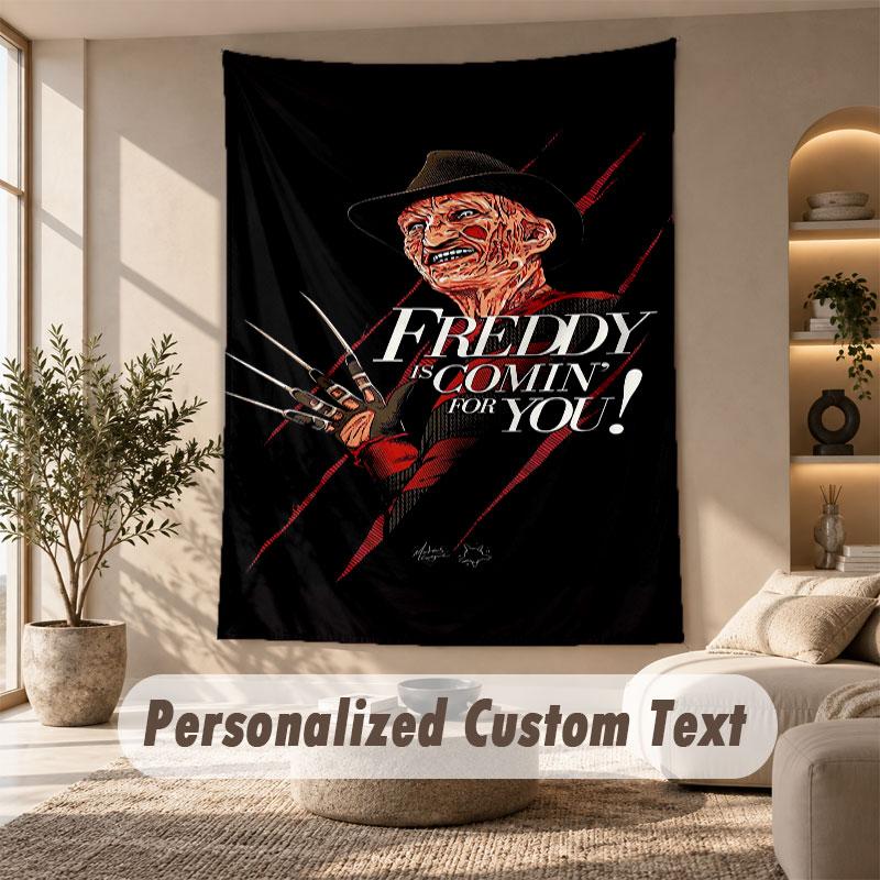Wall Hanging Tapestry Art Cloth Bedroom Room Background DecorA Nightmare on Elm Street Freddy Krueger