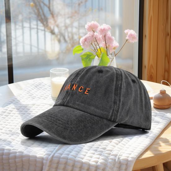 Бейсбольная кепка унисекс с вышивкой и потертостями с длинными полями, регулируемым отверстием для хвоста, защитой от ультрафиолета и солнца, легкая спортивная кепка для взрослых на открытом воздухе