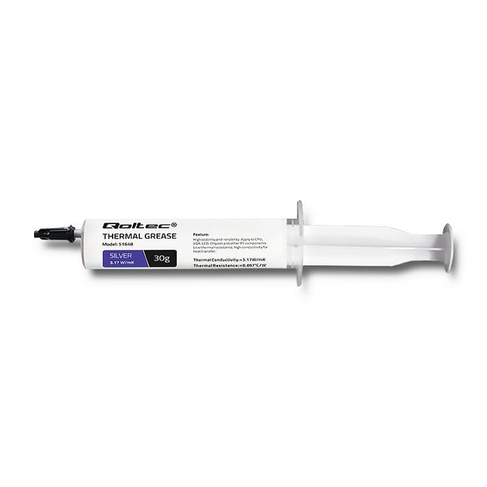 Qoltec Thermal Paste 3.17 W/-K | 0.5g | Silver