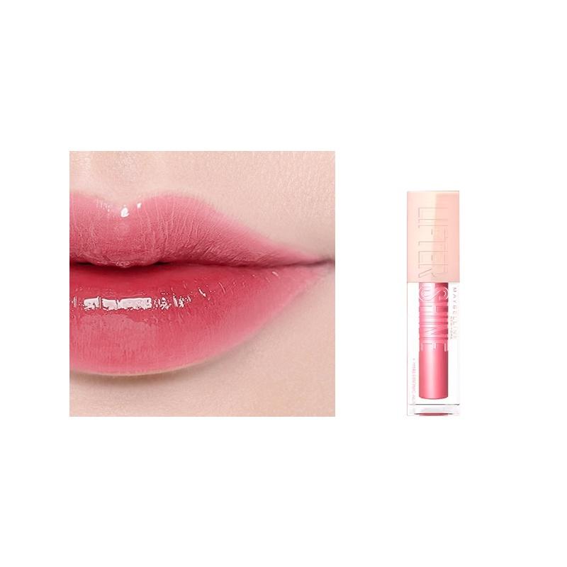 Maybelline Блеск, Водянистый, Легко Наносится, Прозрачный и Увлажняющий Гиалуроновая Кислота Dudu Stick Блеск для Губ-014 Застывшая Роза Желе