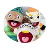 1/3pcs Boy Jeffy Hand Puppet Cody Junior Joseph Plush Doll Stuffed Toy with Movable Mouth for Play House Kid Child Birthday Gift
