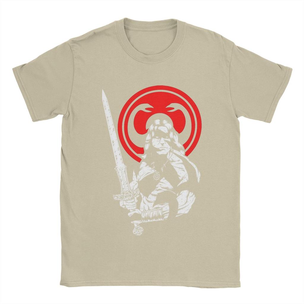 Конан-варвар Мужская футболка Новинка Футболка с коротким рукавом и круглым вырезом Футболки из чистого хлопка Новое поступление Топы