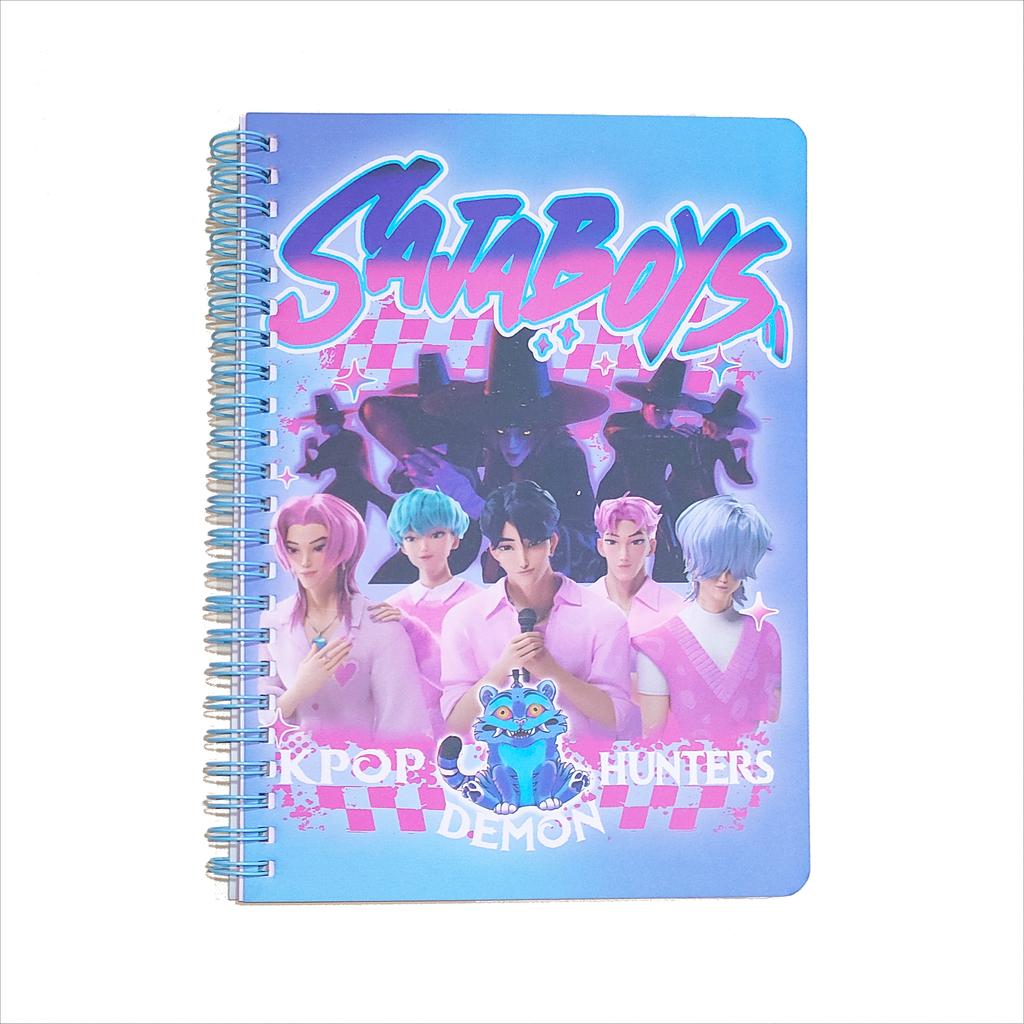 Kpop Coil Notebook Demon Hunter High Quality Paper SAJA BOYS Cartoon Fashion Student Stationery Office Supplies Fan Gifts