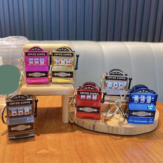 Мини-казино игровая консоль брелок портативный пластиковый брелок забавный подарок для геймеров многофункциональный игровой брелок