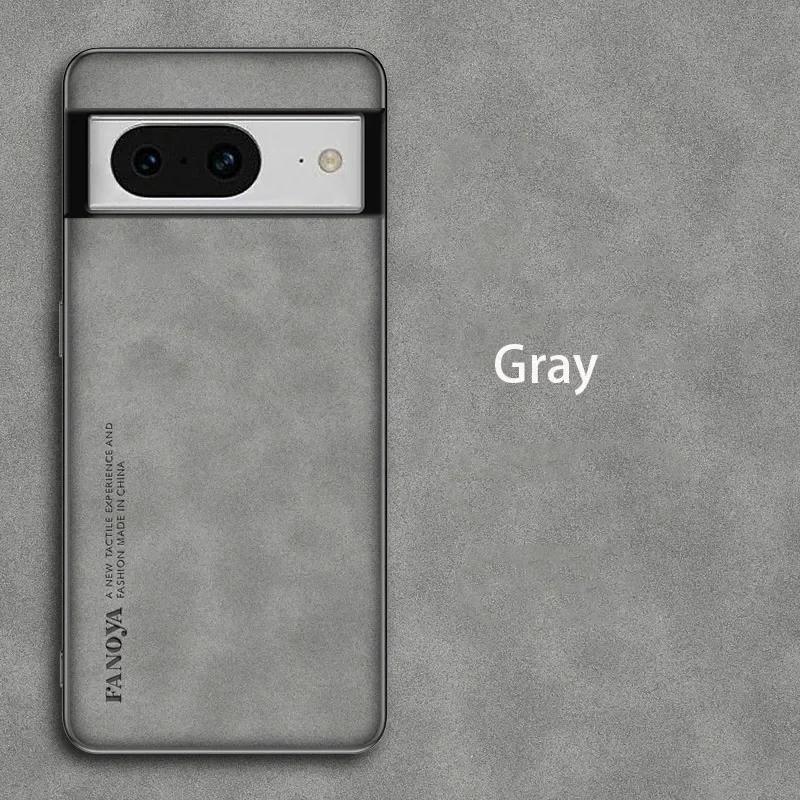 Кожаная задняя крышка-чехол из силикона с отделкой под овчину для Google Pixel 10 XL 9A 9 pro 8 8A 7 7A 6A Бампер Coque для Google Pixel 10A