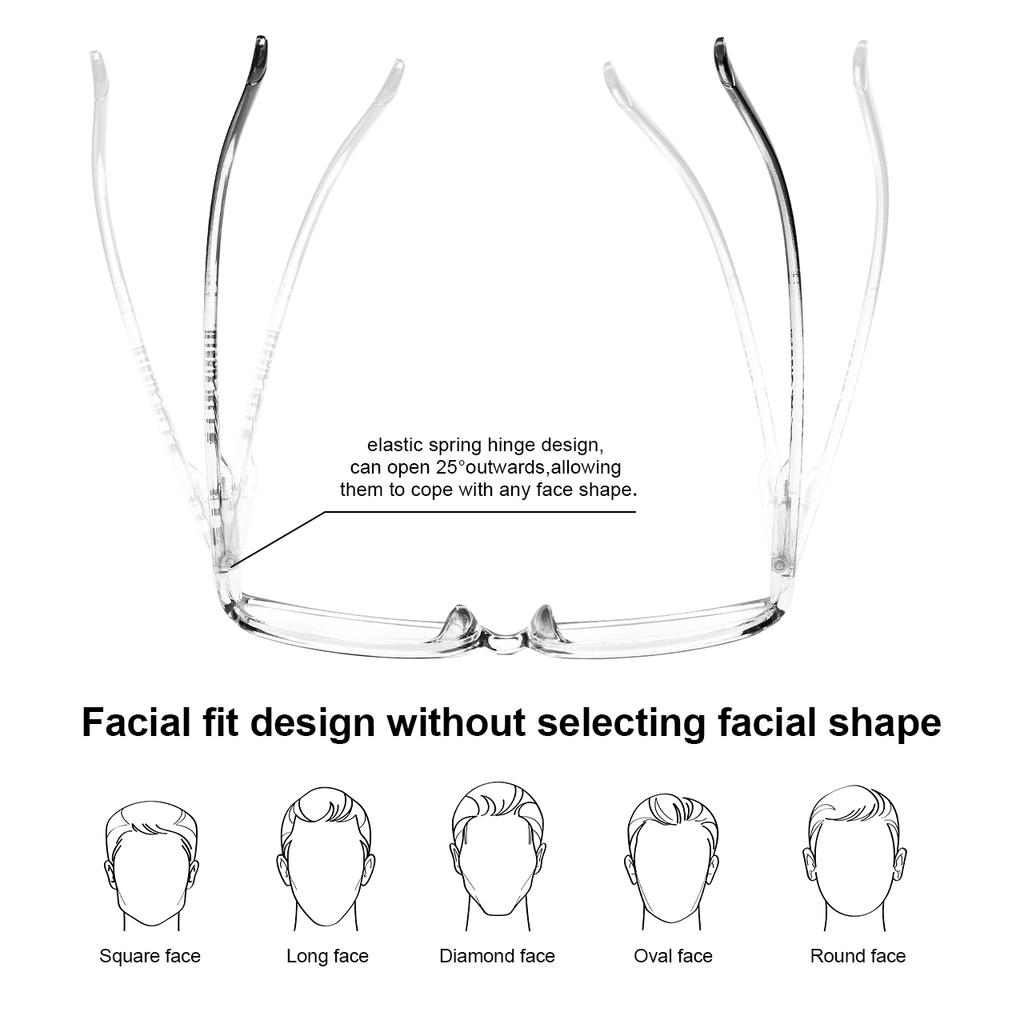 6pcs Reading Glasses Women Printed Reading Glasses Anti Blue Light Eyeglasses Unisex Red Glasses Men