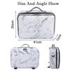 Female Alligator Makeup Case Leather Professional Cosmetic Case Brushes Make Up Suitcase Women Travel Beautician Cosmetics Bag