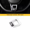 HIJK1 Emblems Volkswagen R Emblem Zinc Alloy Car Steering Wheel Trim Buckle For VW Golf Polo GTI Tiguan CC Passat Variant Jetta Santan