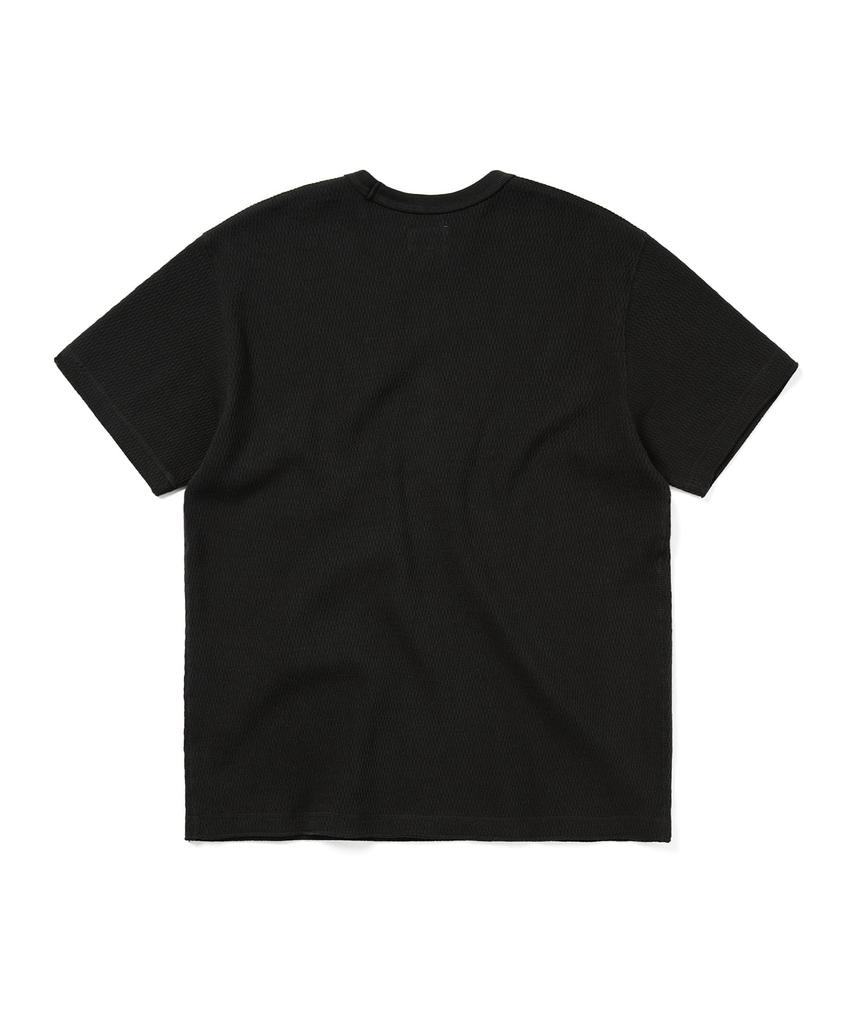 THISISNEVERTHAT Waffle Tee Off Black