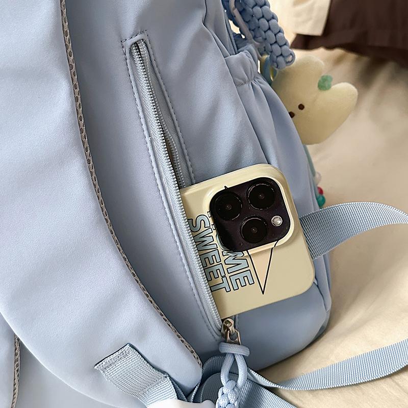 Цветной блок Студенческий школьный рюкзак Рюкзак большой вместимости Женский дорожный рюкзак