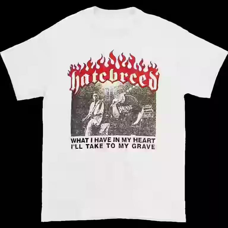 Hatebreed 1997 Группа Унисекс Рок-группа Футболка S-5XL Белая футболка D941 Унисекс Футболка