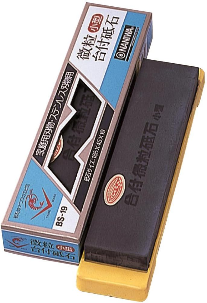 Химический точильный камень Naniwa Fine с подставкой, Маленький, BS-19#600