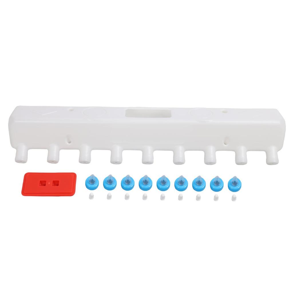 Lamb Drink Feeder Raising Equipment 9 Nipples Enhanced Comfort Easy Cleaning Livestock Teat Milk