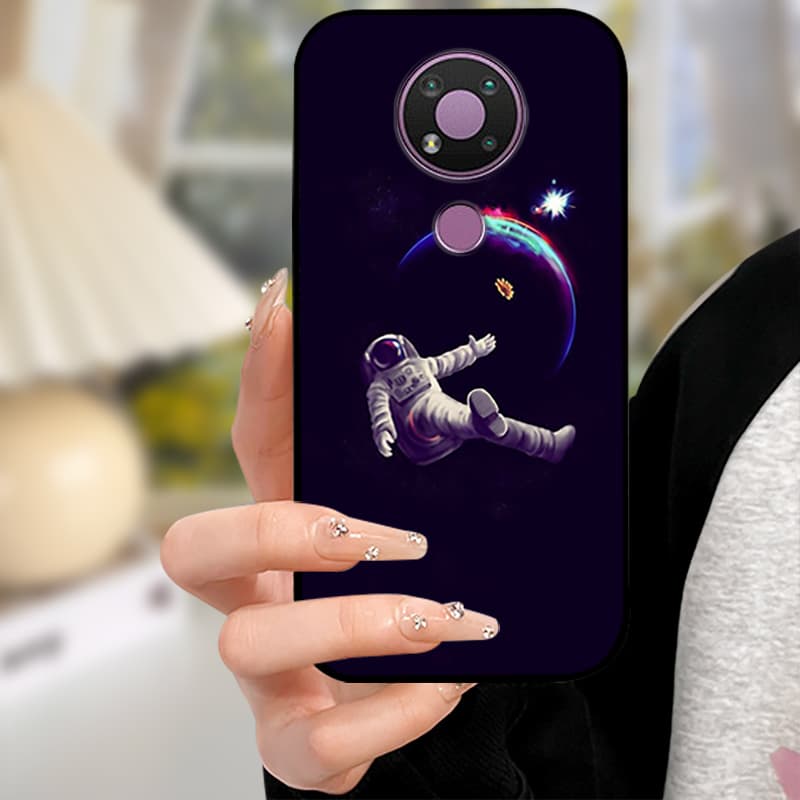 Capa For Nokia 5.4 Cases Black Silicon Soft TPU Phone Case For Nokia 5.4 5.1 7.1 Protective Camera Coque Nokia5.4 Back Shells
