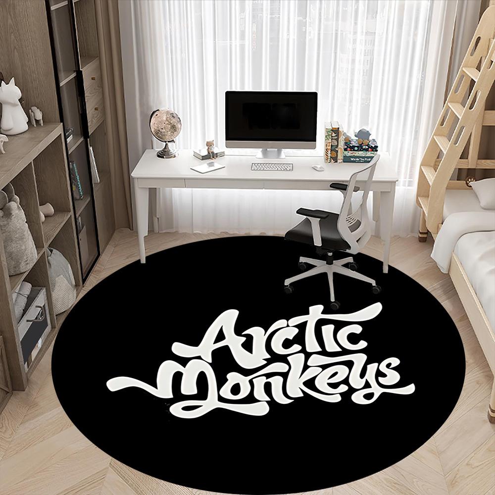 1pc Arctic Monkeys Band Chair Carpet for Office Non Slip, Lightweight, Machine Washable Rug for Office Holiday Decor