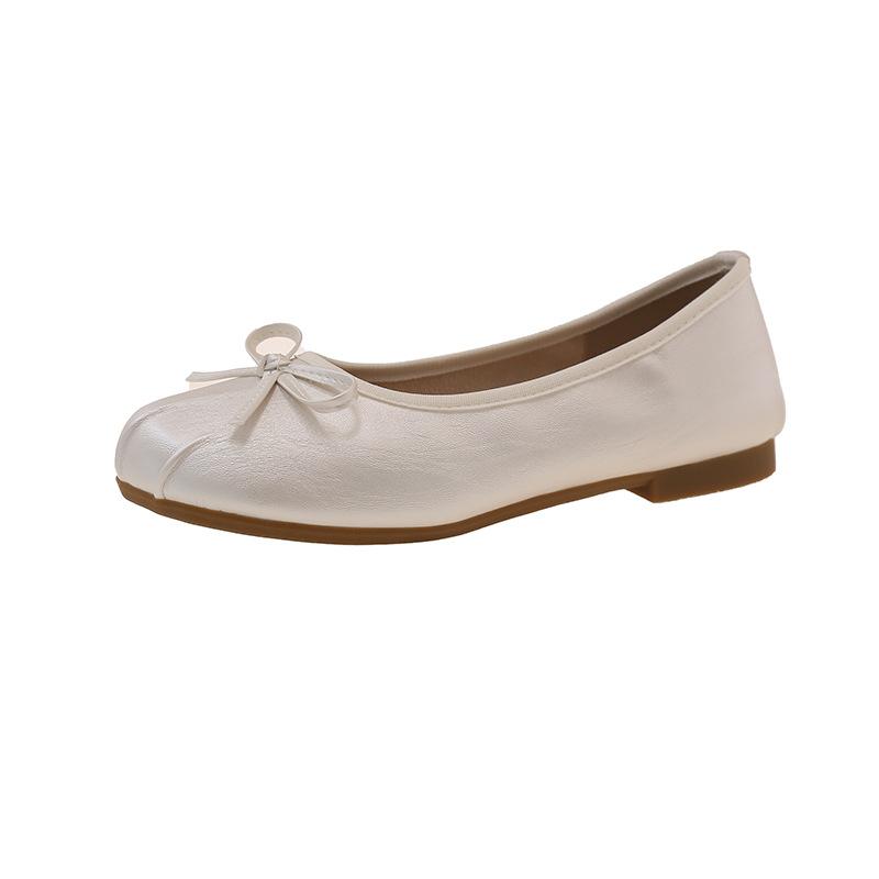 Niche Casual Versatile Pig's Trotter Shoes Women's Shoes 2025 New Spring Horseshoe Pig's Foot Shoes One-pedal Single Shoes