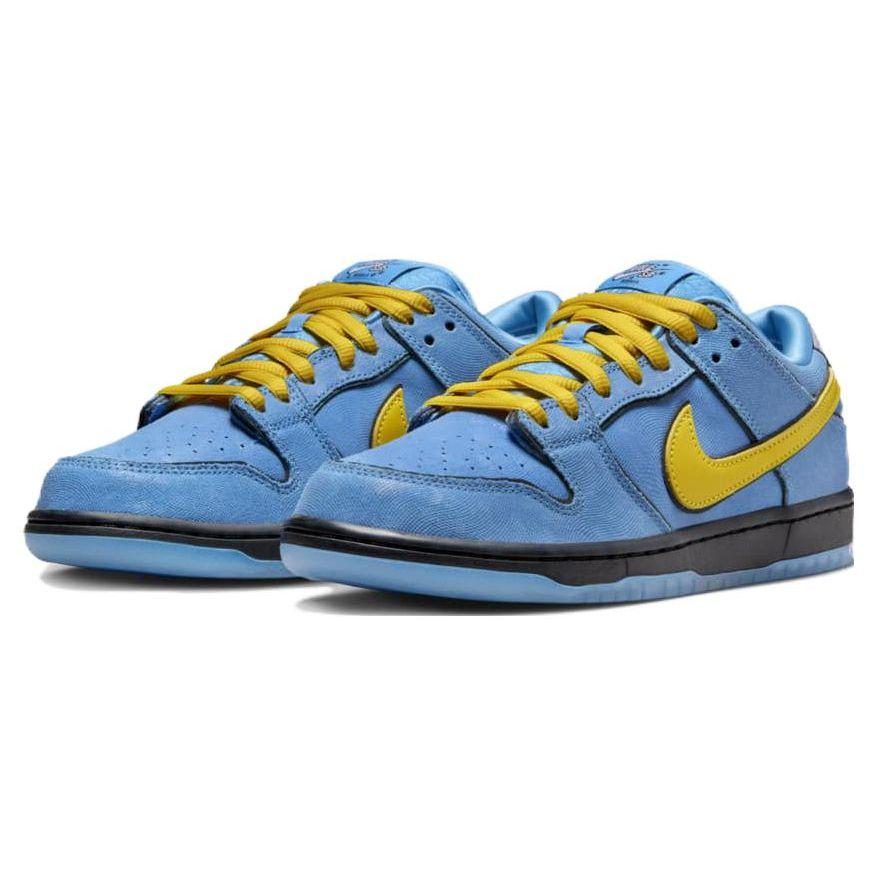Суперкрошки x Nike Dunk Low Pro SB QS Пузырёк Унисекс Кроссовки Синий Синий-холодок Насыщенный-королевский-синий FZ8320-400
