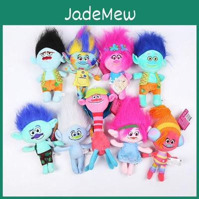 Плюшевая кукла Dreamworks Movie Trolls World Tour Poppy Branch Barb, мягкая игрушка, идеально подходит для детей