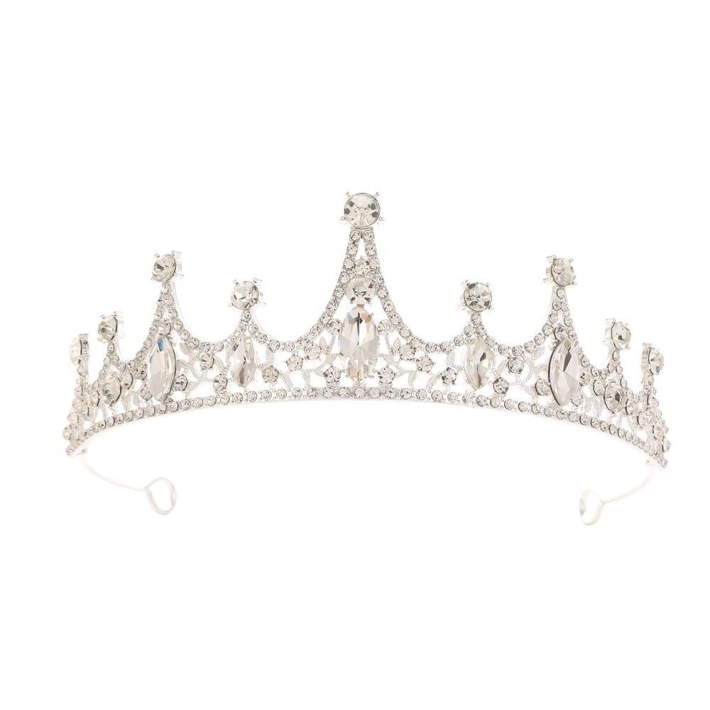 Birthday Crown Queen Princess Crowns for Women Prom Dress Headband Hair Accessories