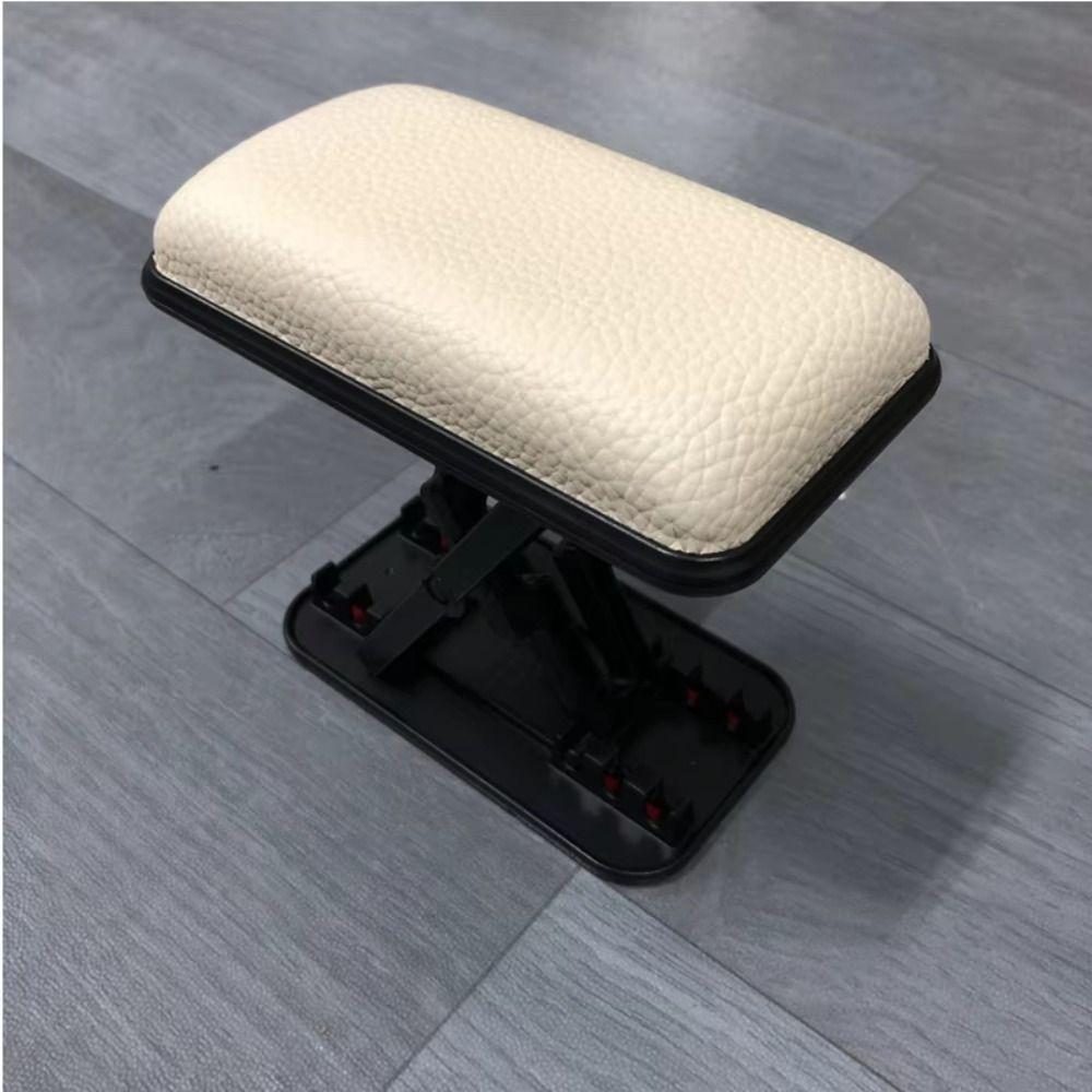 Adjustable Height Car Armrest Pad Universal Fit Anti-Fatigue Design Armrest Cushion Ergonomic Design Left Hand Position