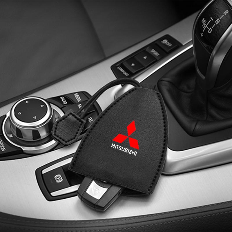 Сумка для хранения брелока автомобиля Раздельный чехол для автомобильного ключа Чехол для ключа для Mitsubishi Lancer 9 Ex Evo ASX L200 Colt Pajero Sport