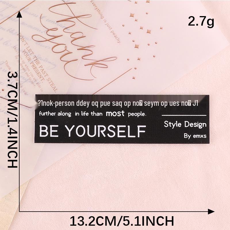 Self-Adhesive Fabric Label Patch for Clothing Repair – DIY Leather & Down Jacket Applique