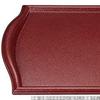 Made in Elegant Wave Silver Vermilion Light S x x J-kitchens Placemat, Tray, Japan, Design, Heat-Resistant, A) 4-Shaku Rim, Pearl, (42.7cm 30.7cm 3cm)