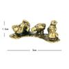 New Creative Chicken Eating Rice Brass Ornaments Rural Animal Handicrafts Retro Desktop Chicken Tea Pet Home Decor Wholesale