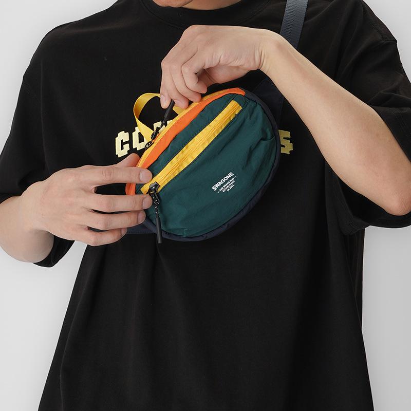 Легкая поясная сумка для отдыха на открытом воздухе, модная сумка-мессенджер через плечо, универсальная сумка для отдыха, путешествий, отдыха, для мужчин и женщин, маленькая нагрудная сумка для мобильного телефона