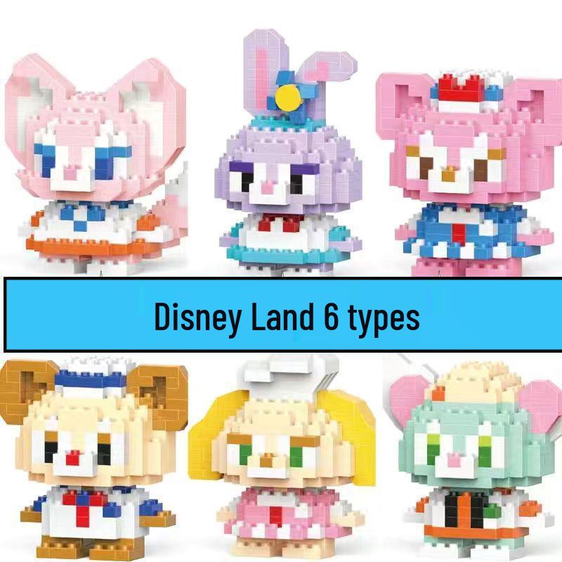 Совместимые с Lego микро строительные блоки мультяшные фигурки - детские развивающие настольные игрушки