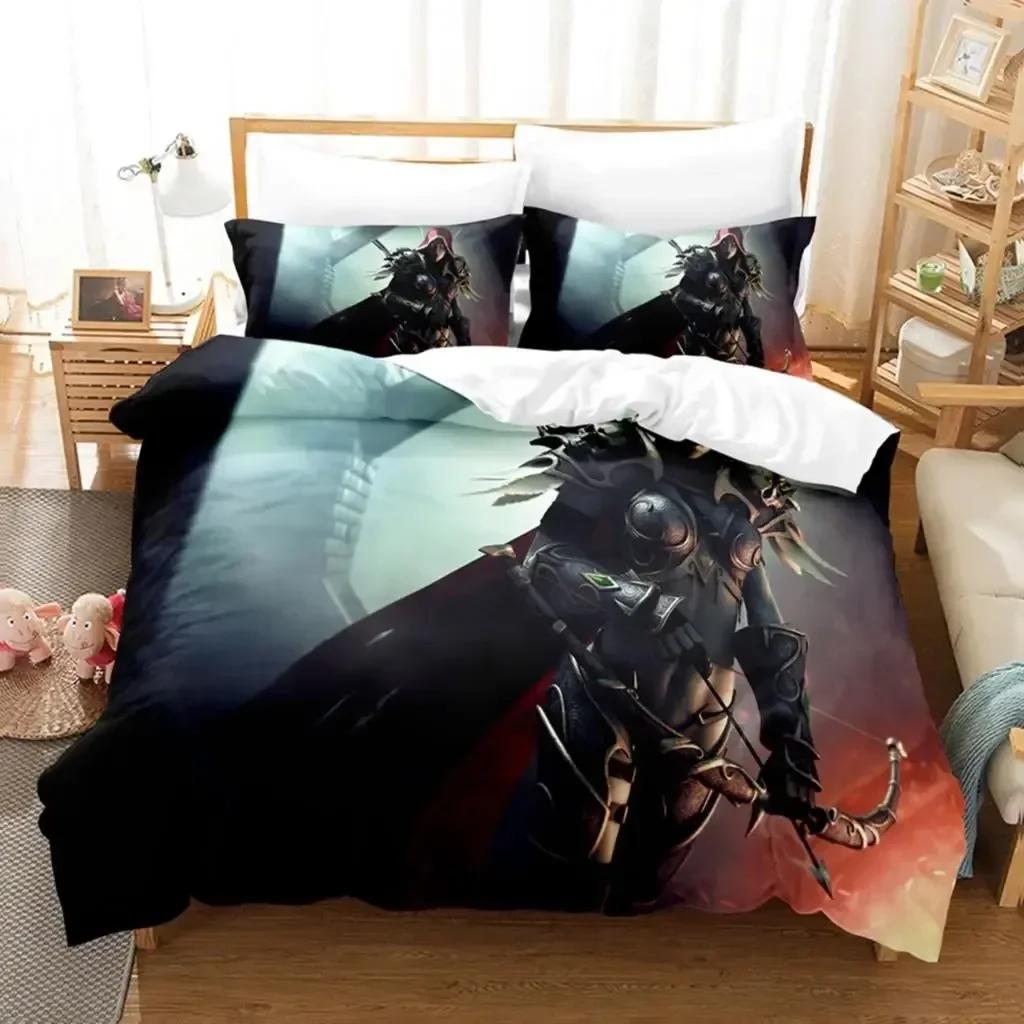 3DWorld Of Warcraft Bedding Sets Duvet Cover Set With Pillowcase Twin Full Queen King Bedclothes Duvet Cover