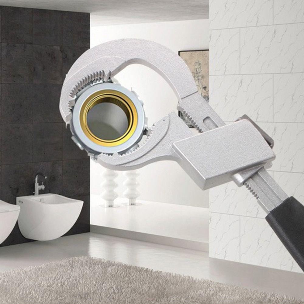Aluminium Alloy Adjustable Wrench Adjustable Design Bathroom Wrench Sink Spanner Bathroom Repair
