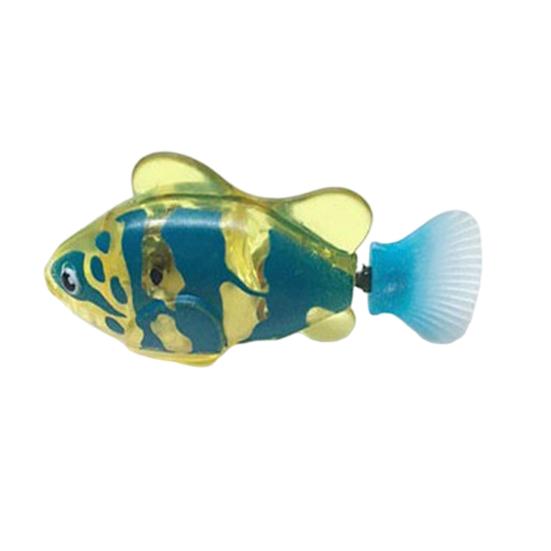 Игрушка Рыбка для Плавания со Светодиодной Подсветкой Водонепроницаемая Работающая от Батареек Симуляция