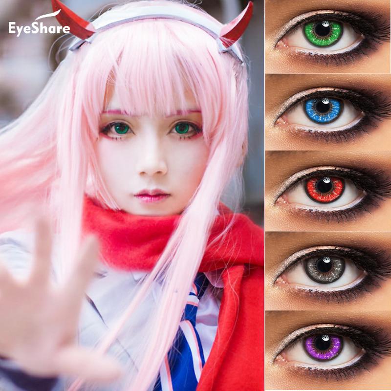 Цветные линзы для изменения цвета глаз