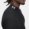 Under Armour HeatGear SS25 Дышащая футболка с длинным рукавом и полувысоким воротником для фитнеса Мужские топы Черный 1390099-001
