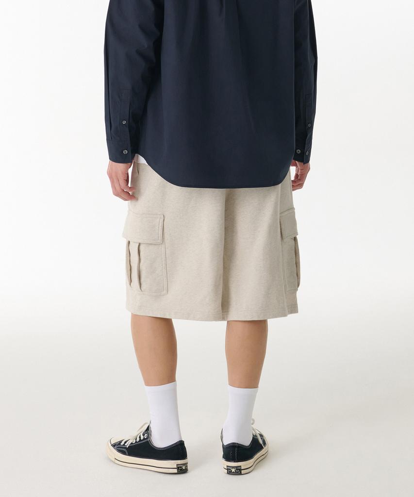 MUSINSA STANDARD One-Pleat Cargo Bermuda Sweatpants 2-Pack