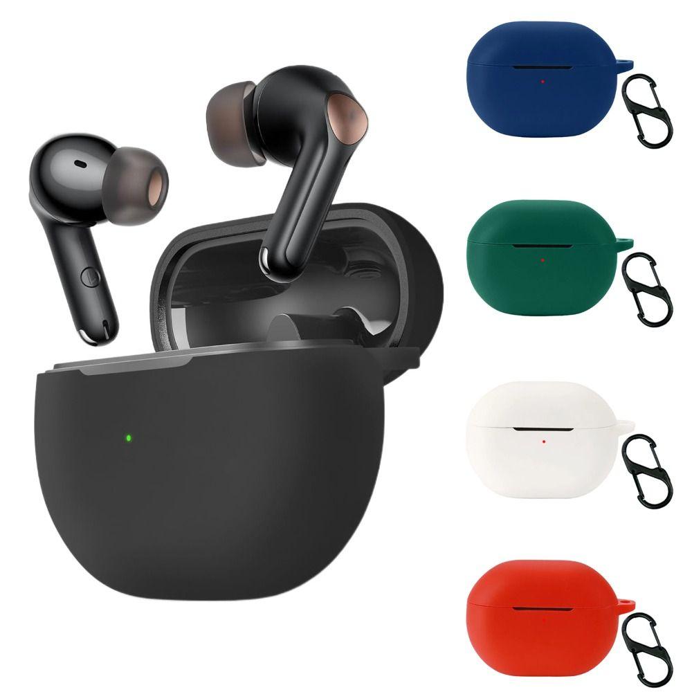 Силиконовый беспроводной чехол для наушников, пылезащитный чехол-рукав для зарядного бокса для SoundPEATS Air 4 Pro, портативный