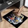Astro Bot Printed Absorbent Washable Carpet, Non-Slip Bathroom Mats, Kitchen Rugs, Yoga Mat,Living Room Entrance, Camping Picnic Rugs