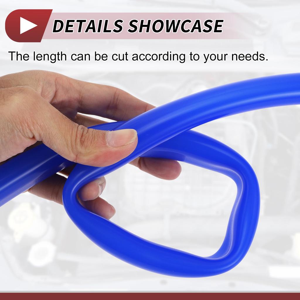 HEROFFIX Air and Silicone Vacuum Tube Hose High Temperature Automotive Vacuum Line 3.3ft