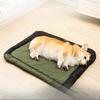 Thick Border Pet Sleeping Mat Imitation Sofa Feel Wear‑resistant Cushion Comfort Bed Pad for Dog Cat Indoor Home Cage Use