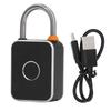 Fingerprint Padlock Waterproof Rust Resistant Rechargeable LED Indicator Smart Fingerprint Padlock