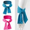Reusable Cooling Scarf For Sports Outside Activities Immediate Chill Sensation Neck Wrap Lightweight Nylon With Cooling Bead Design