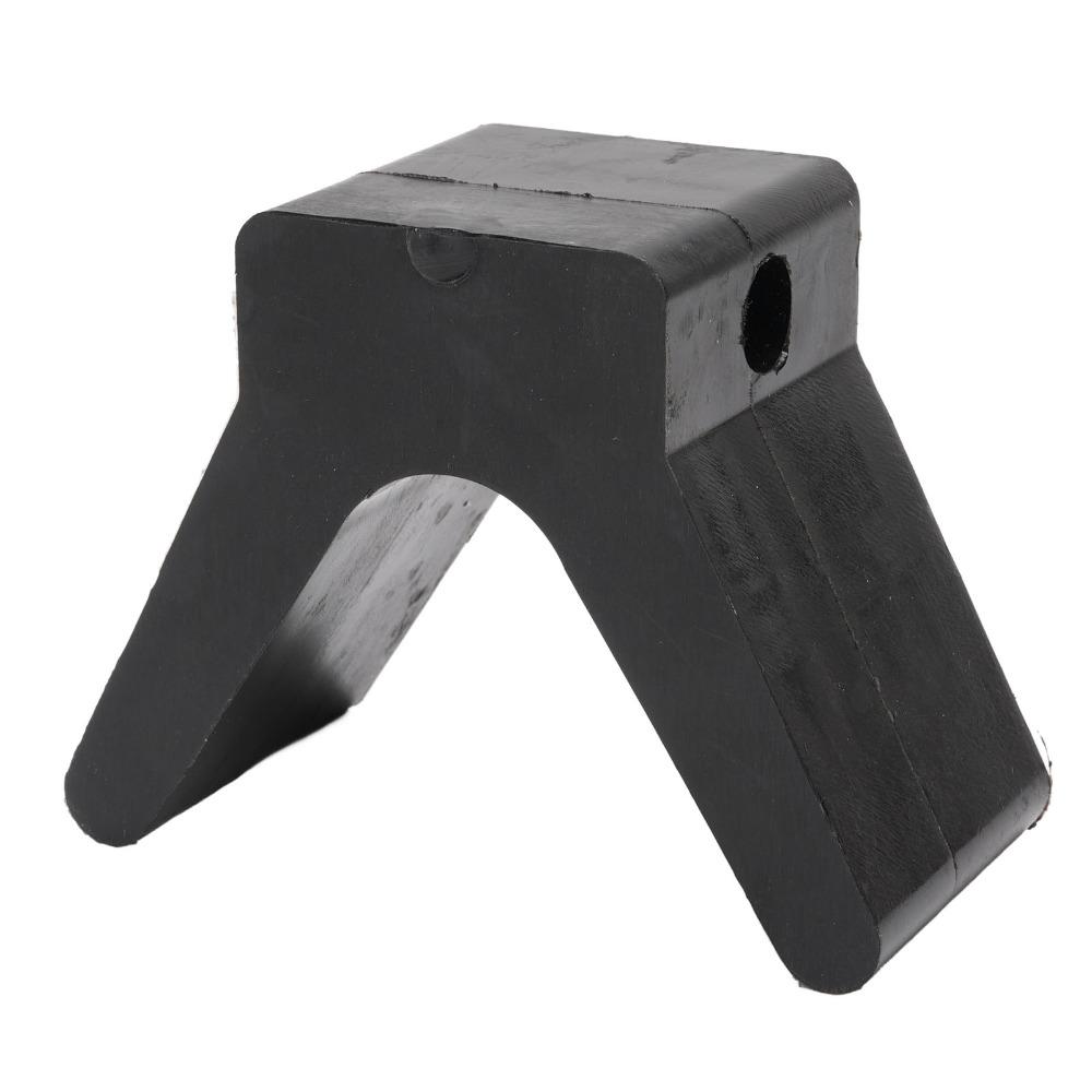2PCS Rubber Trailer Boat Bow Stop 2 in Bow Stop Block Durable V Block Bow Stop Trailer Mounting